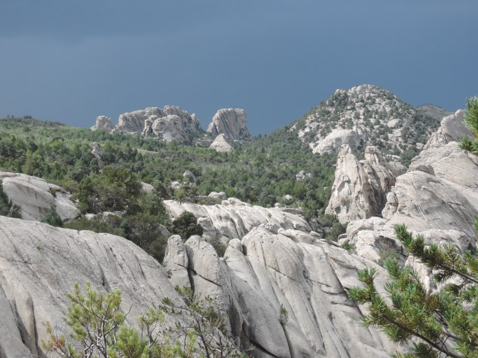 Felslandschaft der City of Rocks Idaho - Foto von © Nadia Sbilordo Sicht ueber die Felsenlandschaft der City of Rocks Idaho - Foto von © Nadia Sbilordo