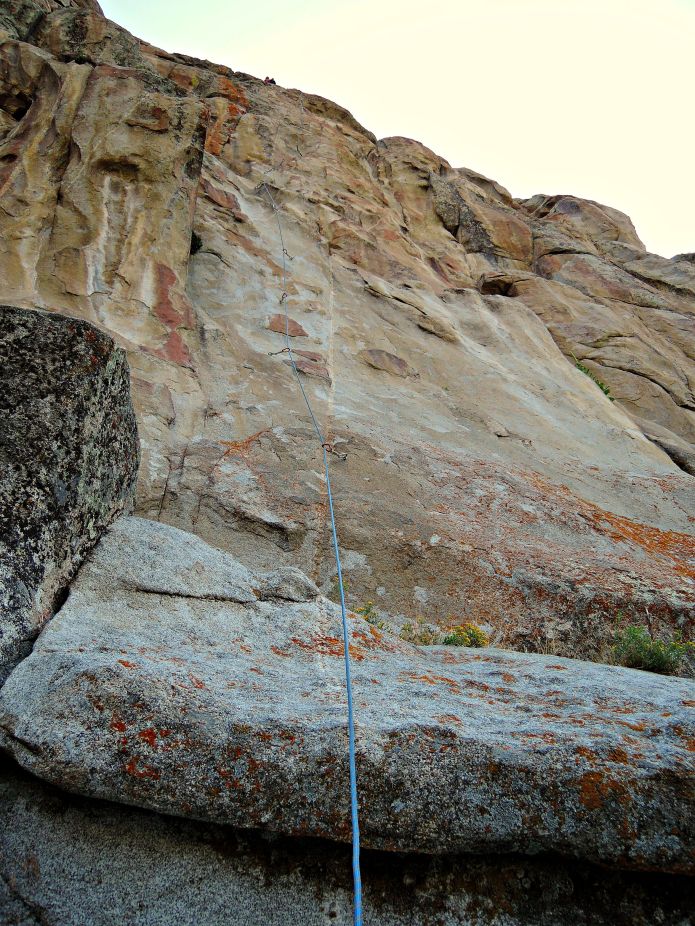 Route She's the Bosch am Window Rock in der City of Rocks Idaho - Foto von © Nadia Sbilordo City of Rocks Idaho, Route She's the Bosch am Sektor Window Rock - Foto von © Nadia Sbilordo