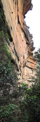 Klettern in den Blue Mountains Australien / Foto © Nadia Sbilordo