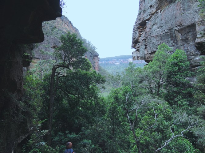 Zustieg zum Porter Pass - Blue Mountais Australien / Foto © Nadia Sbilordo